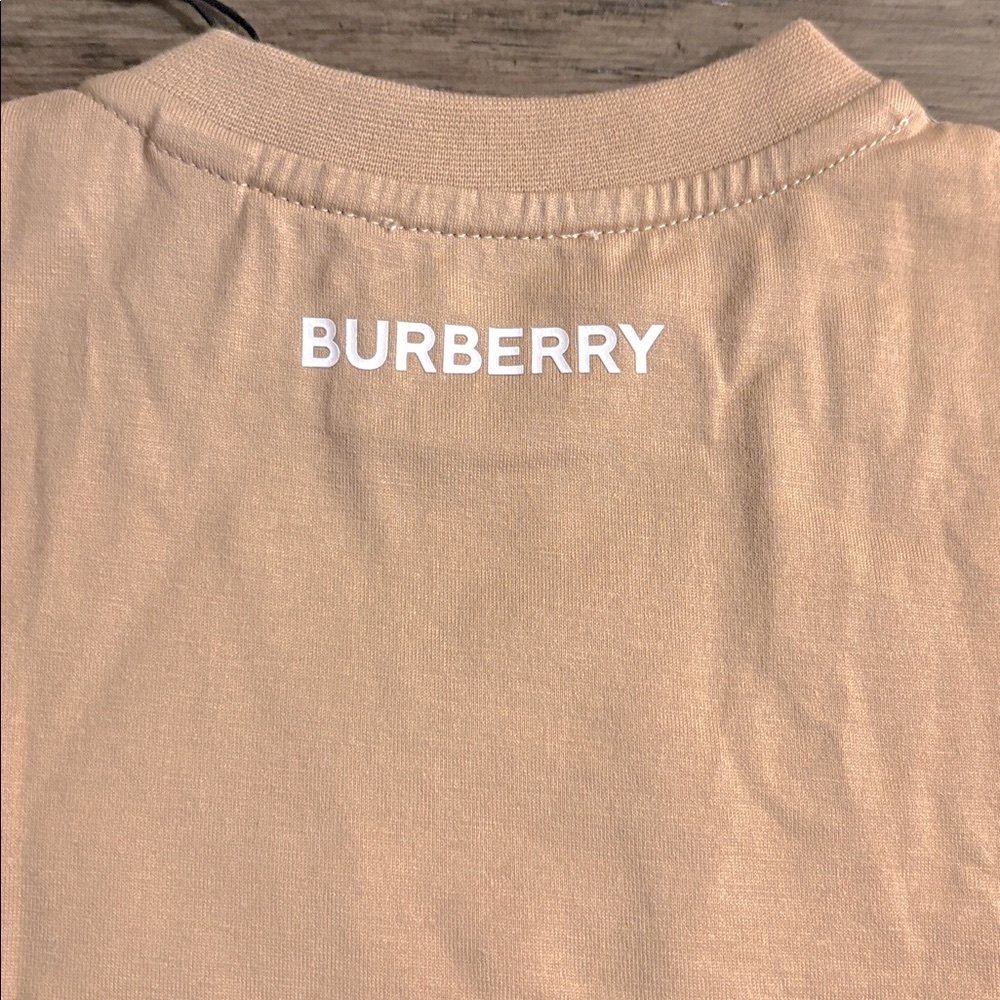 NWT [Burberry] Eli Vintage Check Plaid Cotton Short-Sleeved Shirt Toddler Sz 6M - Picture 8 of 14